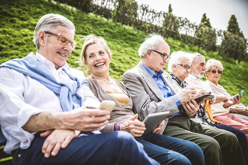 Group of senior people,Right Audience: for Successful Senior Living Marketing