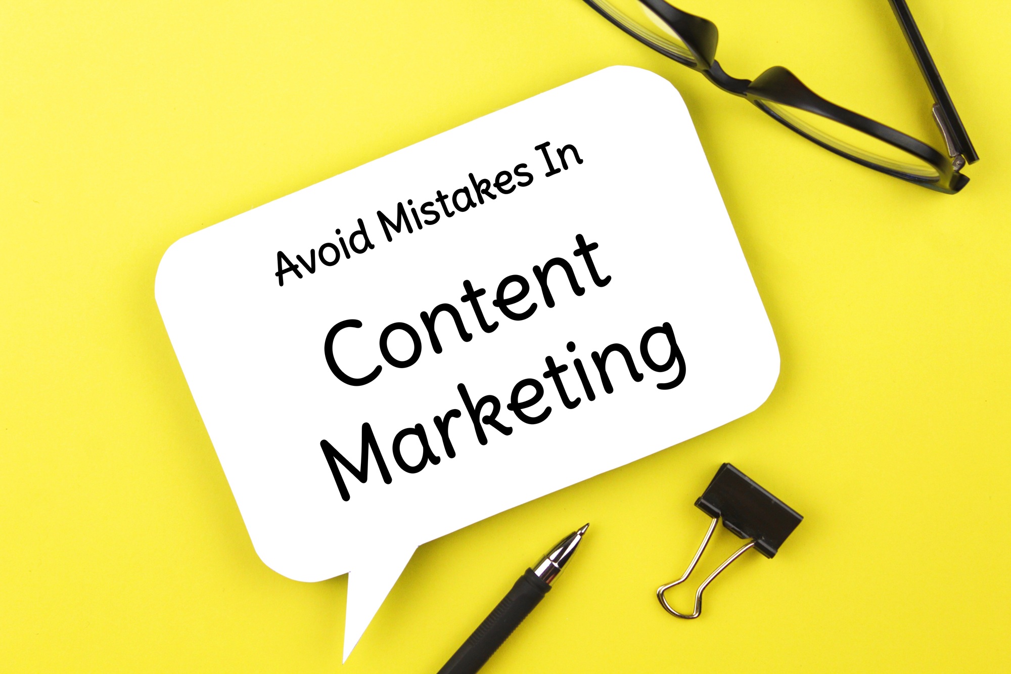 Mistakes In Content Marketing